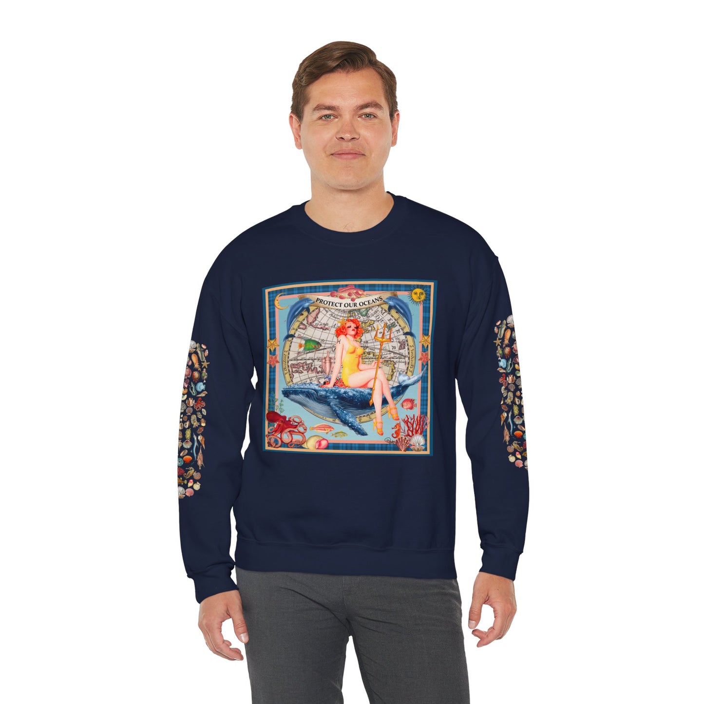 Protect Our Oceans - Unisex Crewneck Sweatshirt