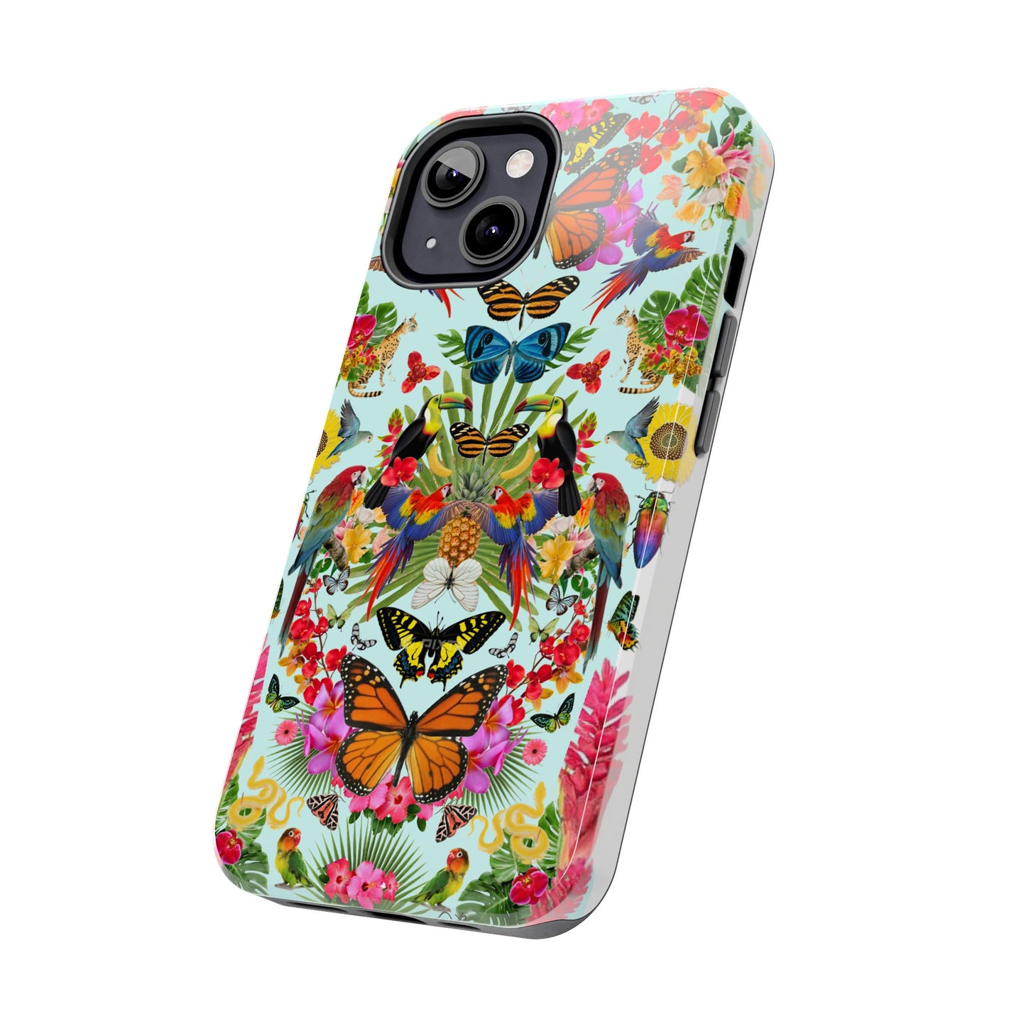 Fluttering Thoughts -Phone Cases - Butterfly Collage with Insects and Flowers