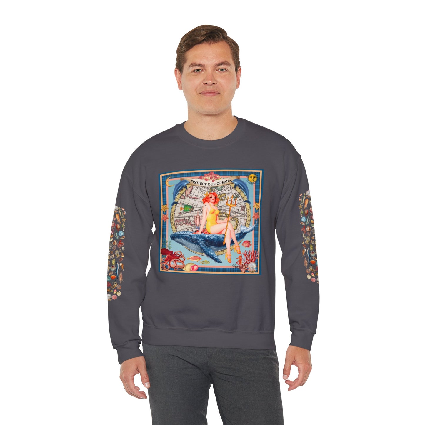 Protect Our Oceans - Unisex Crewneck Sweatshirt