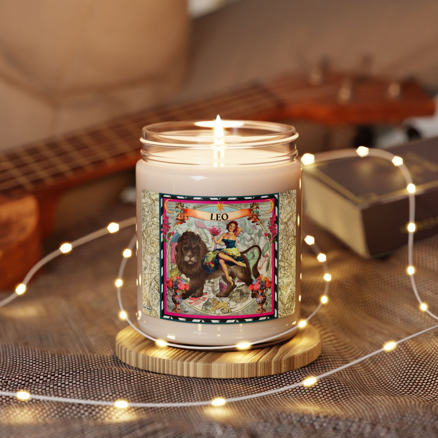 Leo (July 23 - Aug. 22) - Zodiac Scented Soy Candle, 9oz