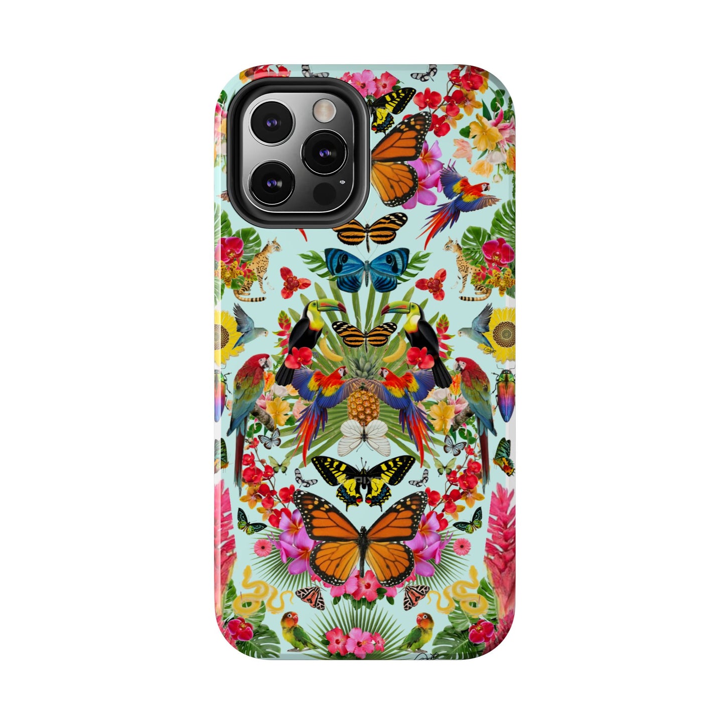 Fluttering Thoughts -Phone Cases - Butterfly Collage with Insects and Flowers