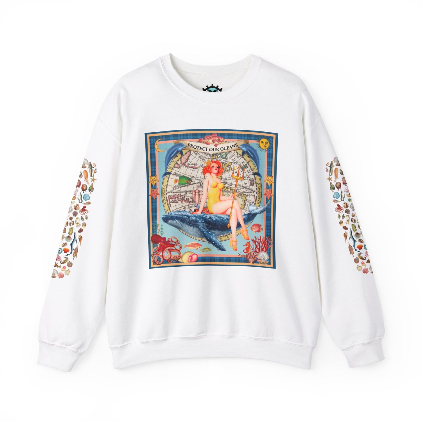 Protect Our Oceans - Unisex Crewneck Sweatshirt