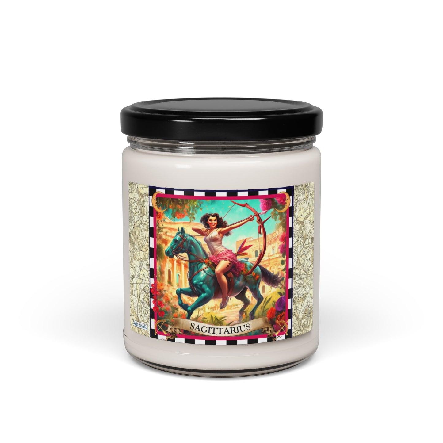 Sagittarius (Nov 22 - Dec 21) - Zodiac Scented Soy Candle, 9oz