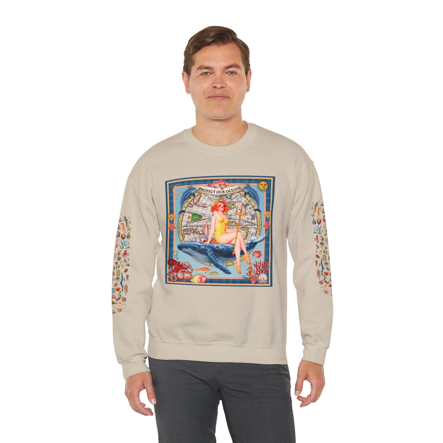 Protect Our Oceans - Unisex Crewneck Sweatshirt