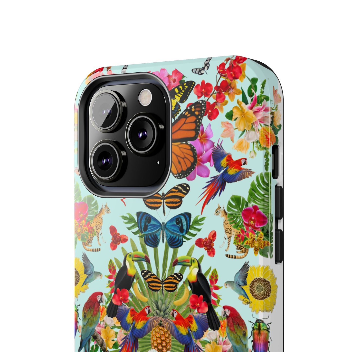 Fluttering Thoughts -Phone Cases - Butterfly Collage with Insects and Flowers