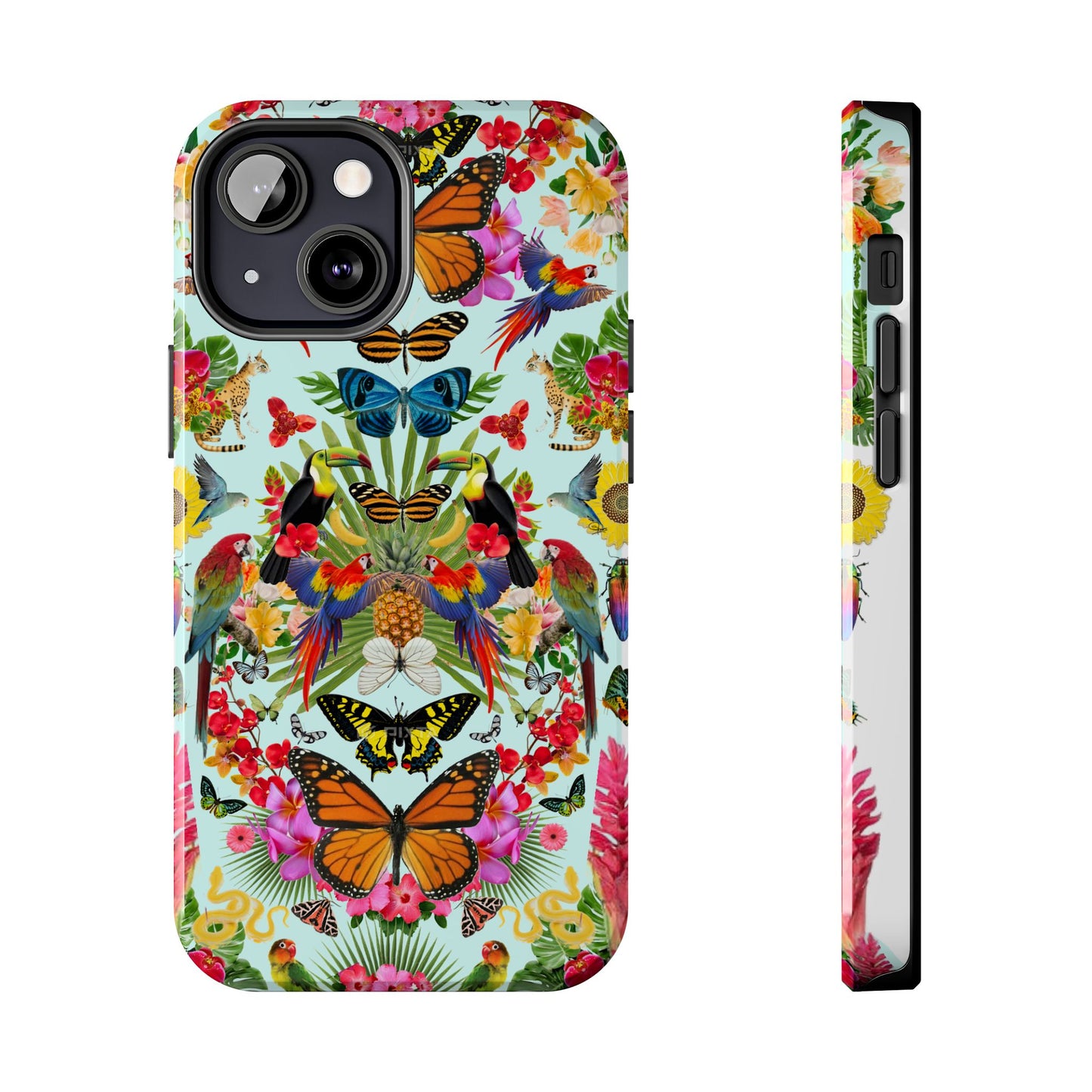 Fluttering Thoughts -Phone Cases - Butterfly Collage with Insects and Flowers