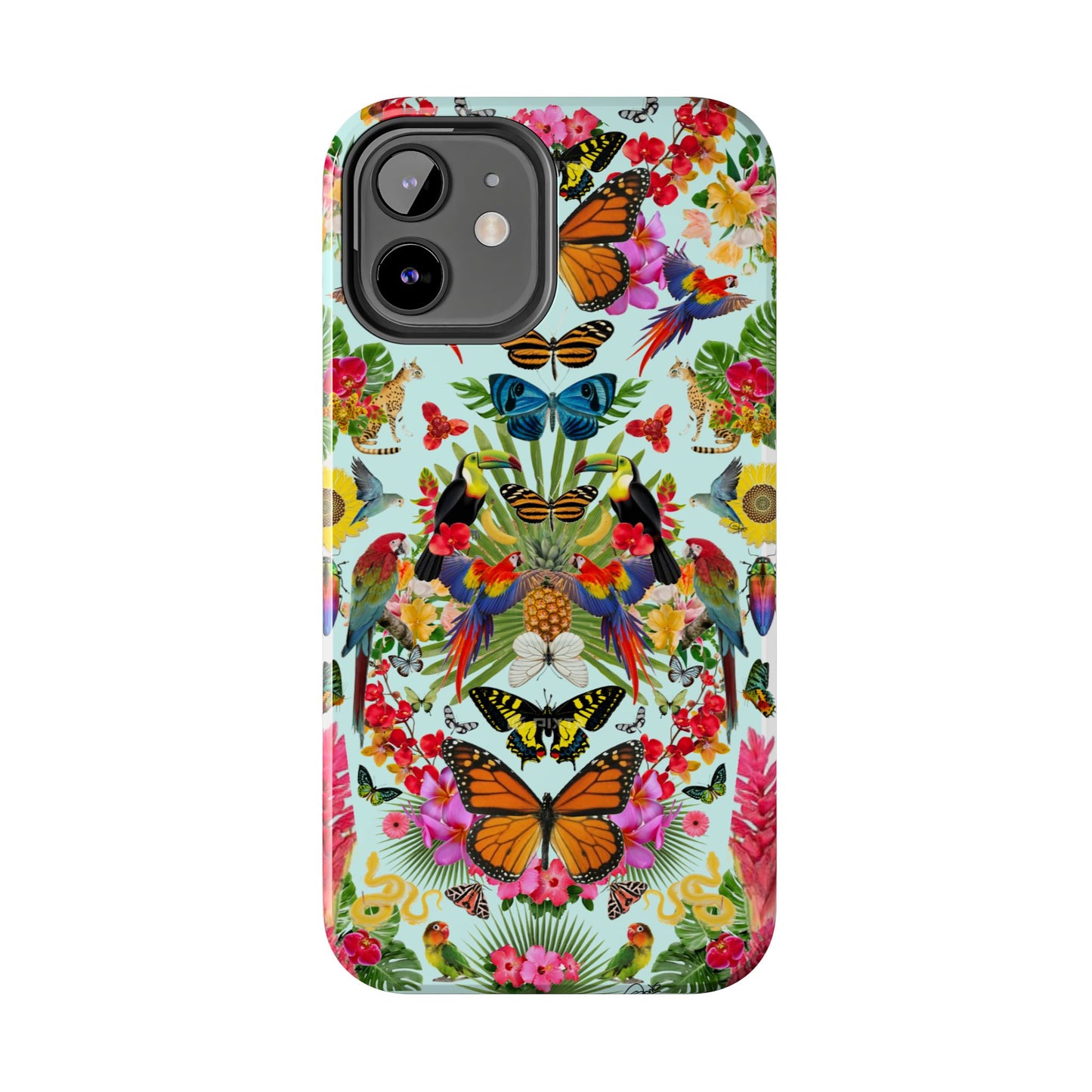 Fluttering Thoughts -Phone Cases - Butterfly Collage with Insects and Flowers