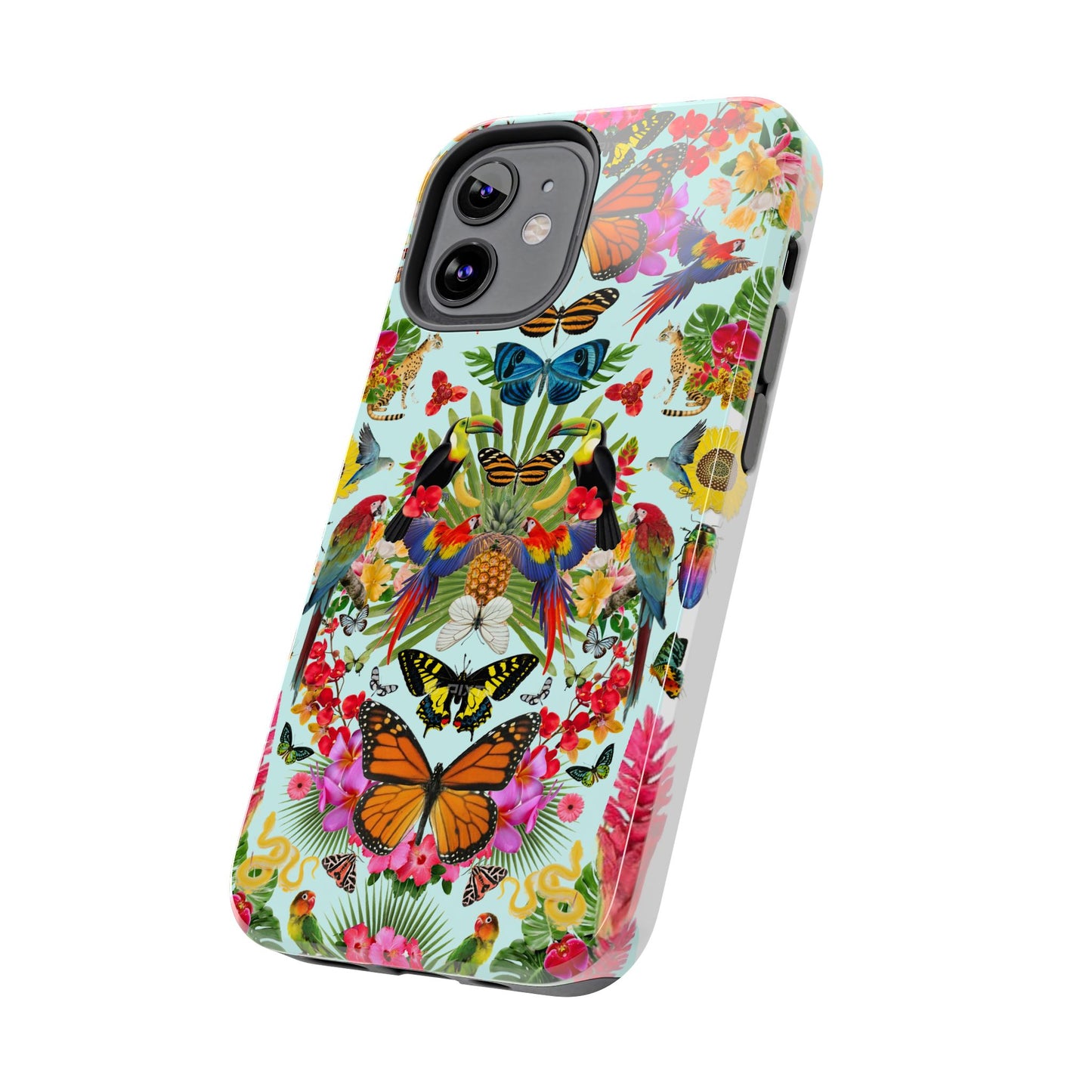 Fluttering Thoughts -Phone Cases - Butterfly Collage with Insects and Flowers