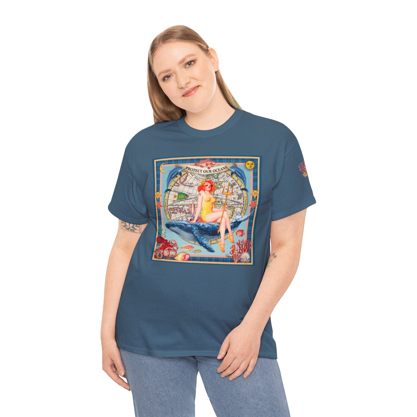Protect Our Oceans - Unisex Cotton T-Shirt