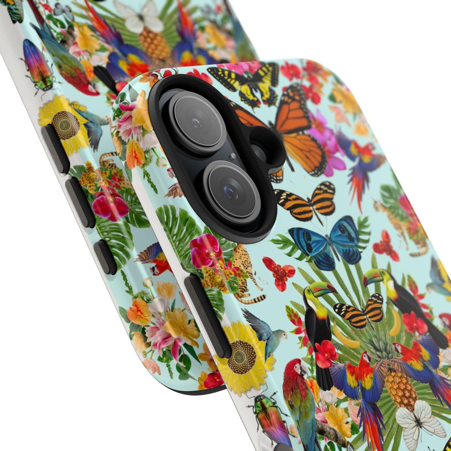 Fluttering Thoughts -Phone Cases - Butterfly Collage with Insects and Flowers