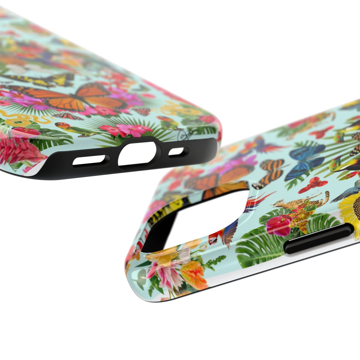 Fluttering Thoughts -Phone Cases - Butterfly Collage with Insects and Flowers