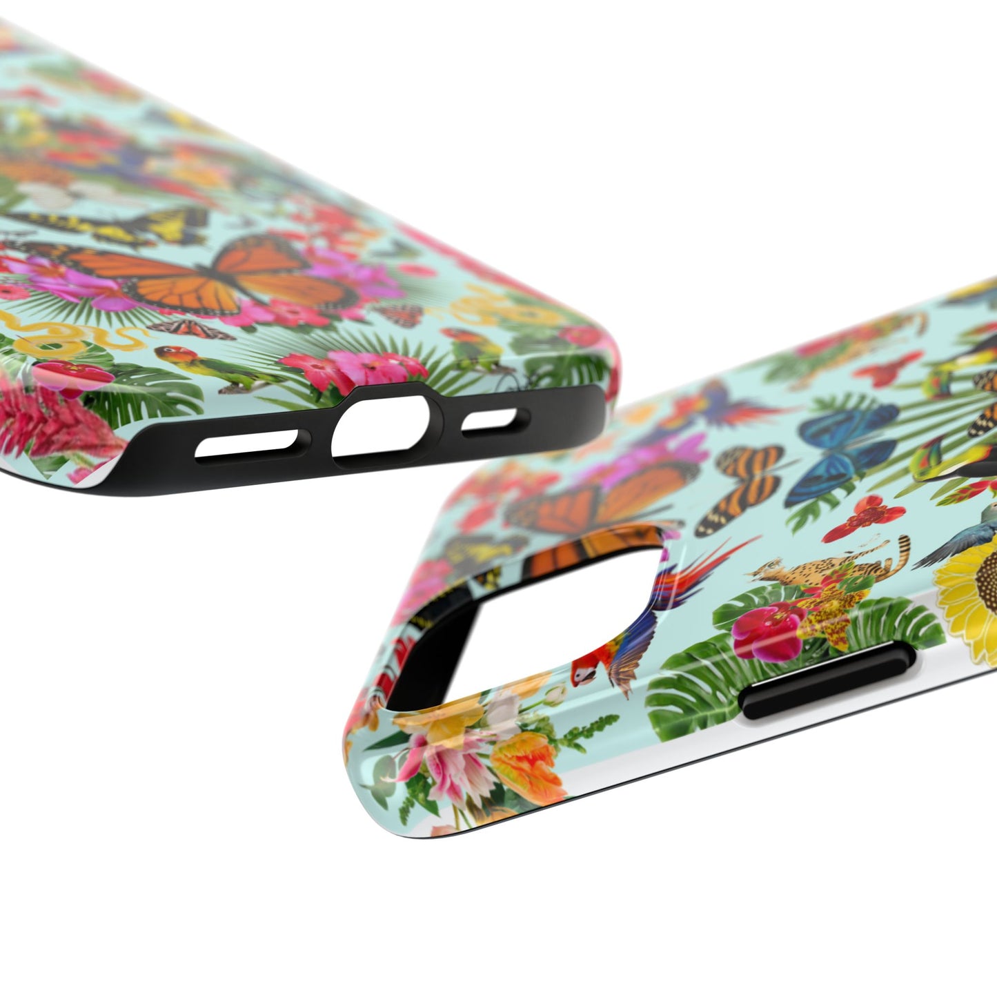 Fluttering Thoughts -Phone Cases - Butterfly Collage with Insects and Flowers