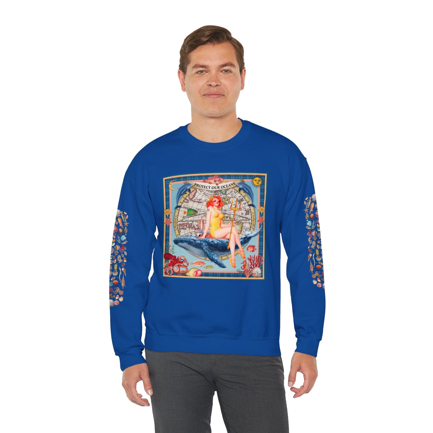Protect Our Oceans - Unisex Crewneck Sweatshirt