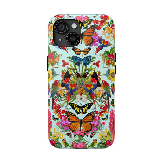 Fluttering Thoughts -Phone Cases - Butterfly Collage with Insects and Flowers