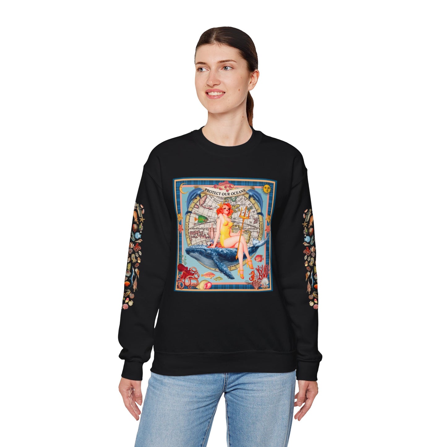 Protect Our Oceans - Unisex Crewneck Sweatshirt