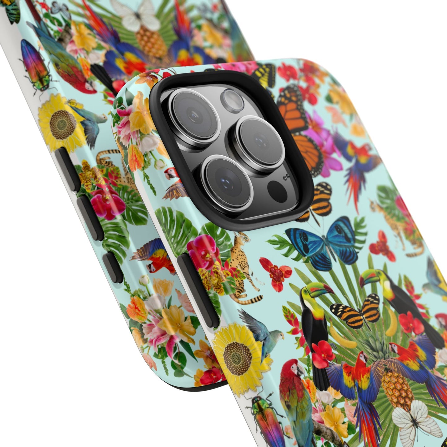 Fluttering Thoughts -Phone Cases - Butterfly Collage with Insects and Flowers