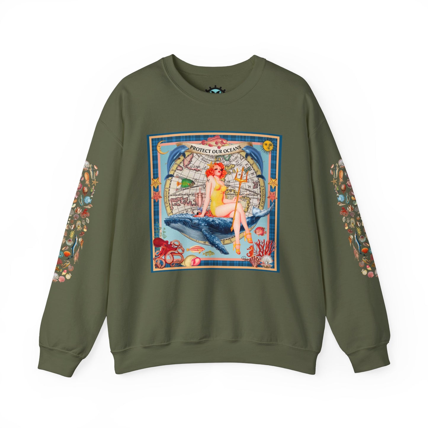 Protect Our Oceans - Unisex Crewneck Sweatshirt