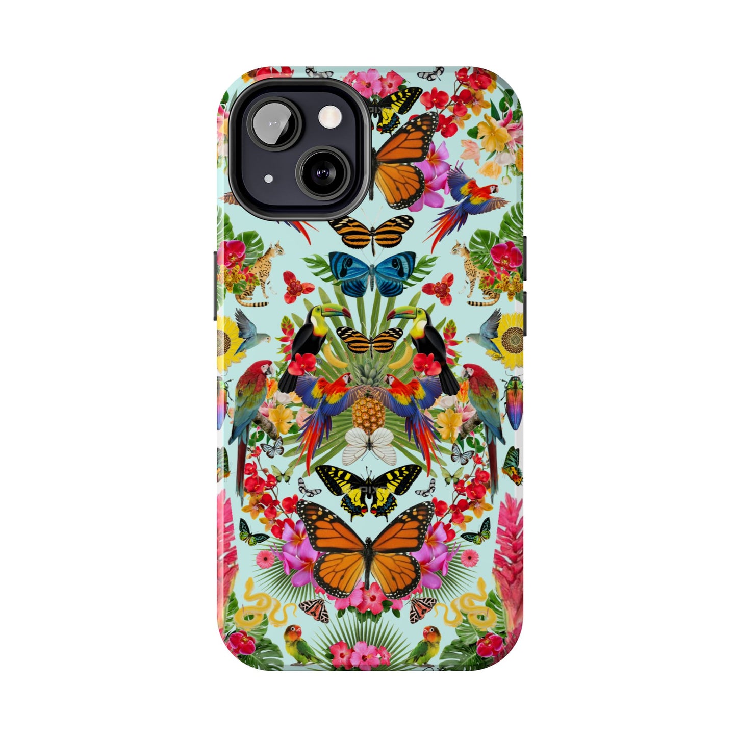 Fluttering Thoughts -Phone Cases - Butterfly Collage with Insects and Flowers