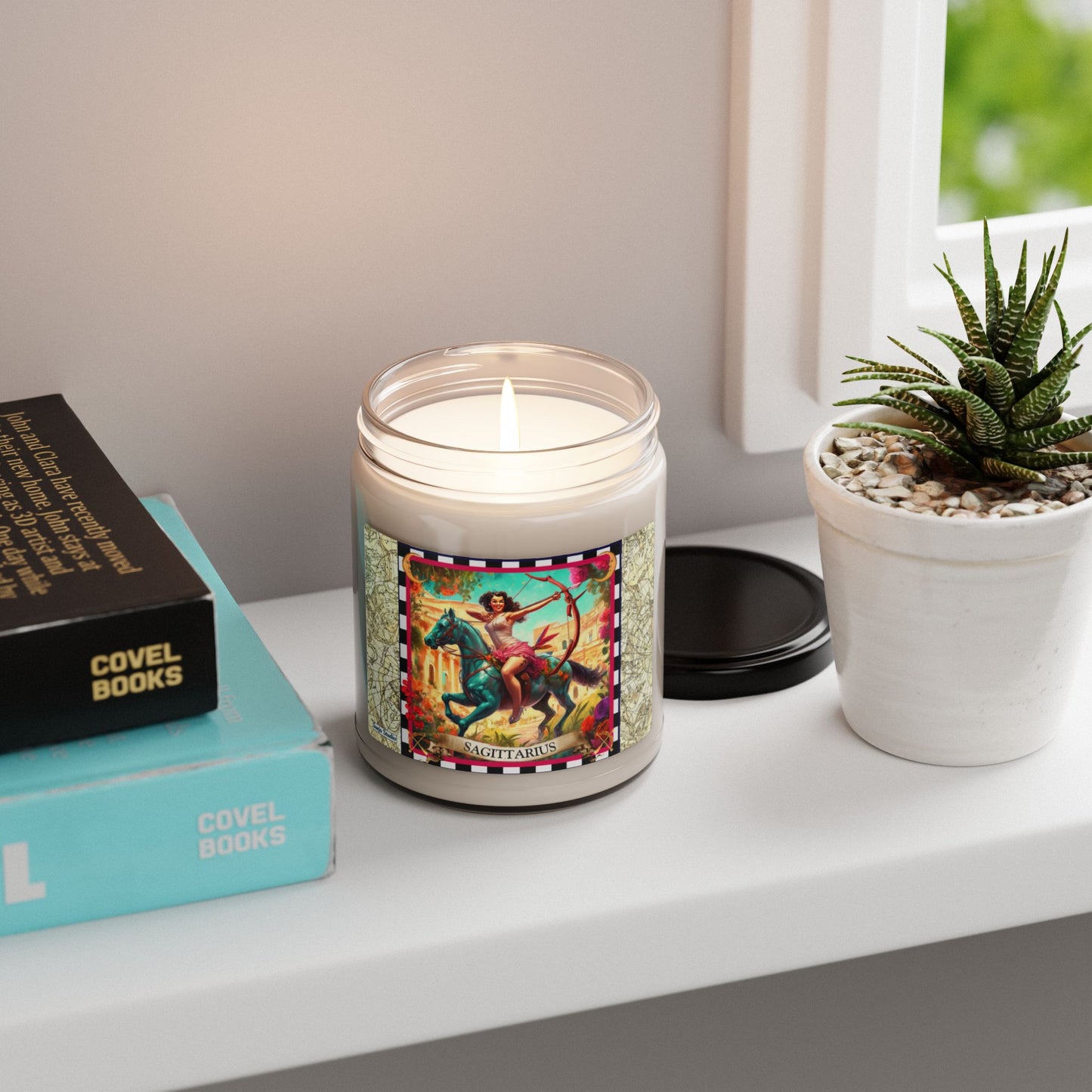 Sagittarius (Nov 22 - Dec 21) - Zodiac Scented Soy Candle, 9oz
