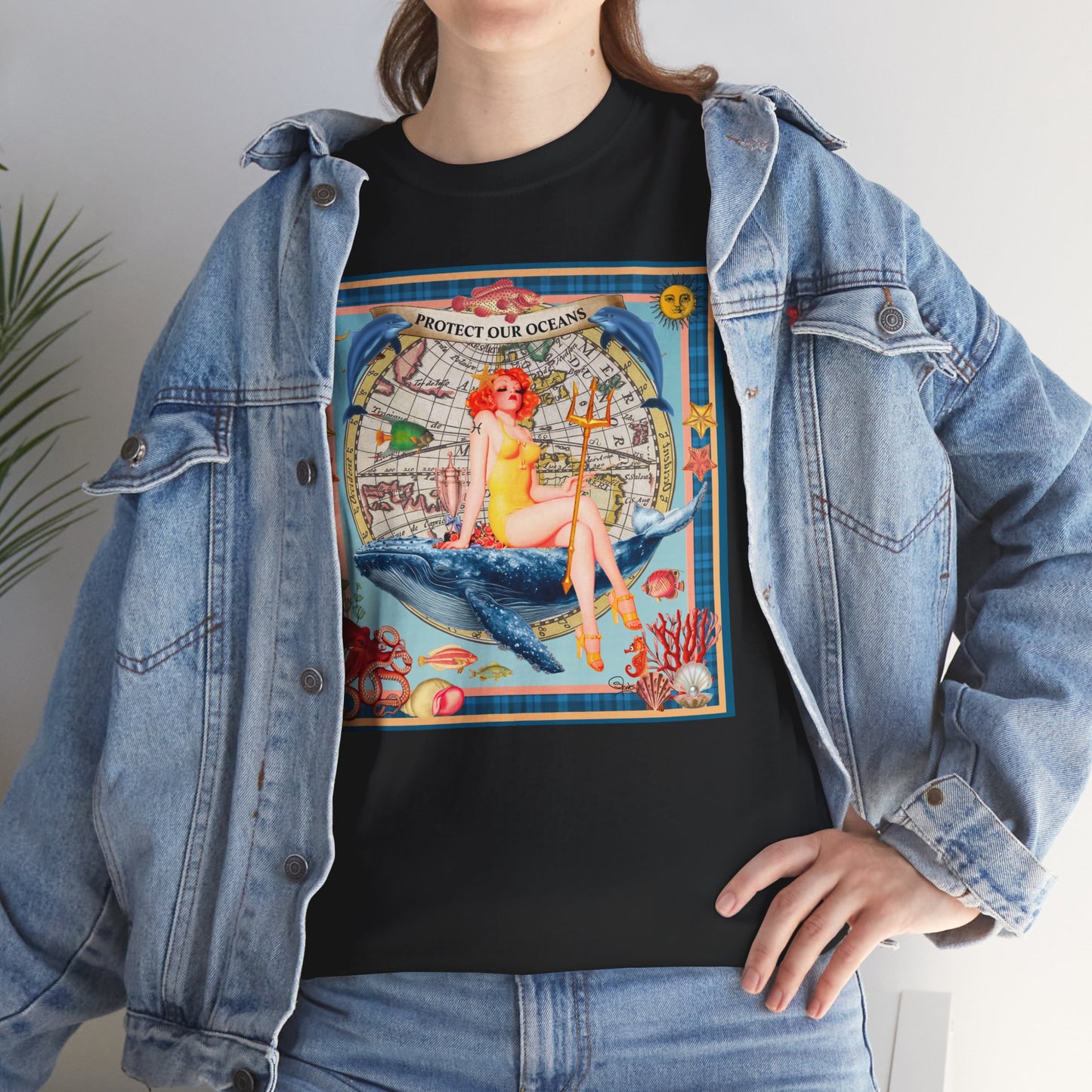 Protect Our Oceans - Unisex Cotton T-Shirt