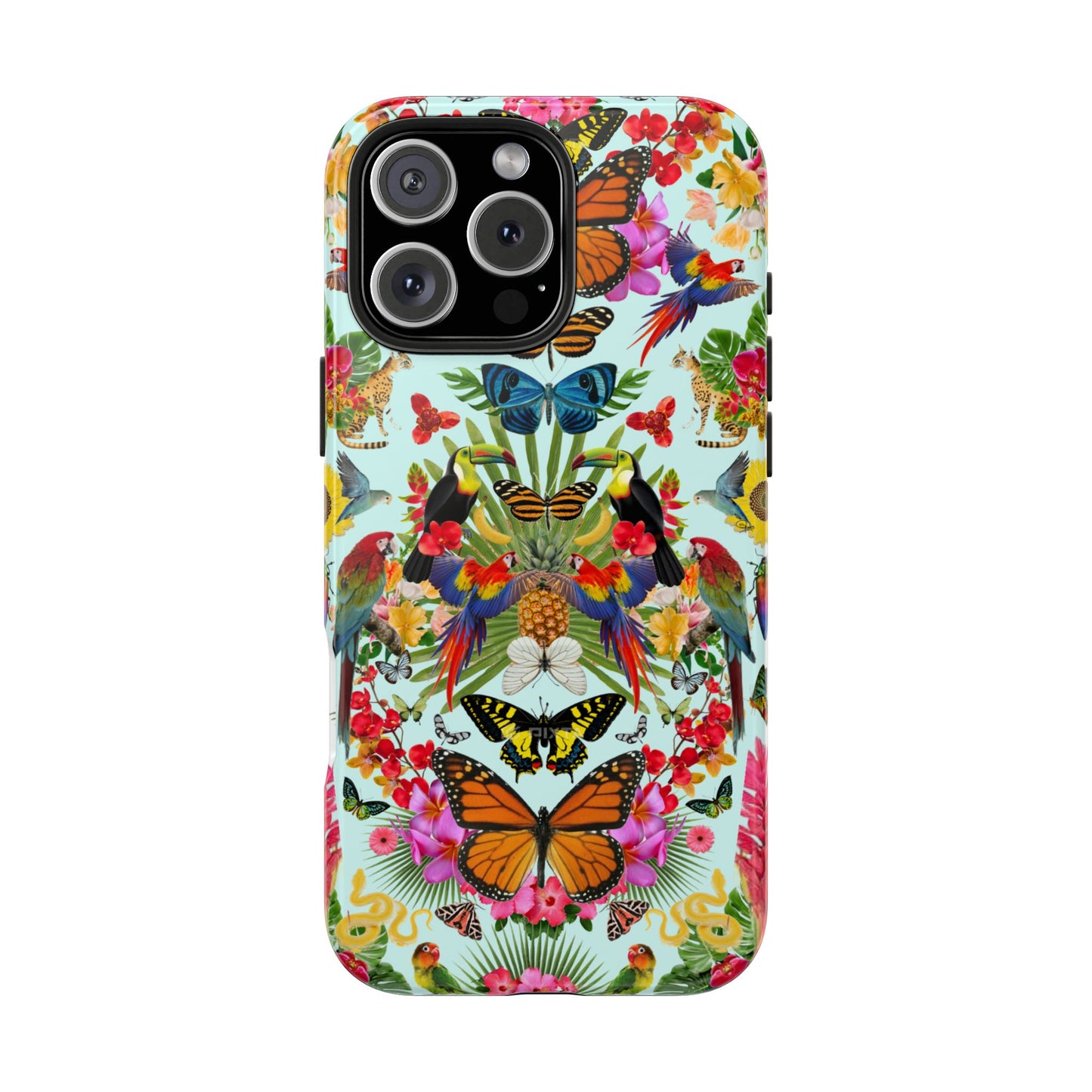 Fluttering Thoughts -Phone Cases - Butterfly Collage with Insects and Flowers