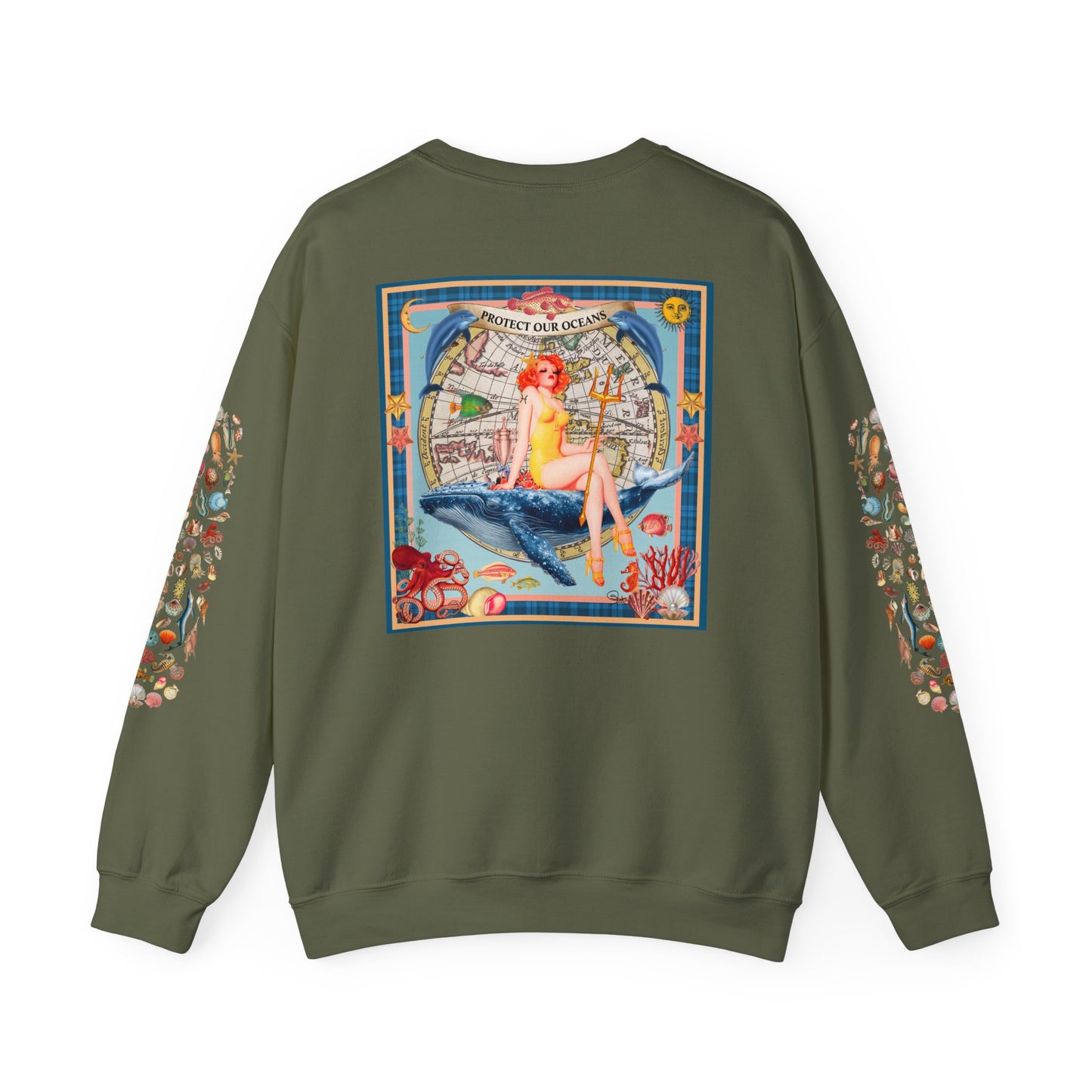 Protect Our Oceans - Unisex Crewneck Sweatshirt