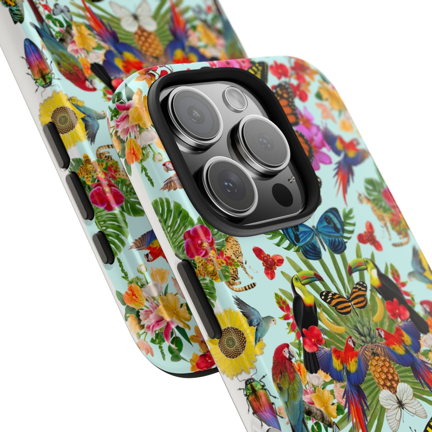 Fluttering Thoughts -Phone Cases - Butterfly Collage with Insects and Flowers