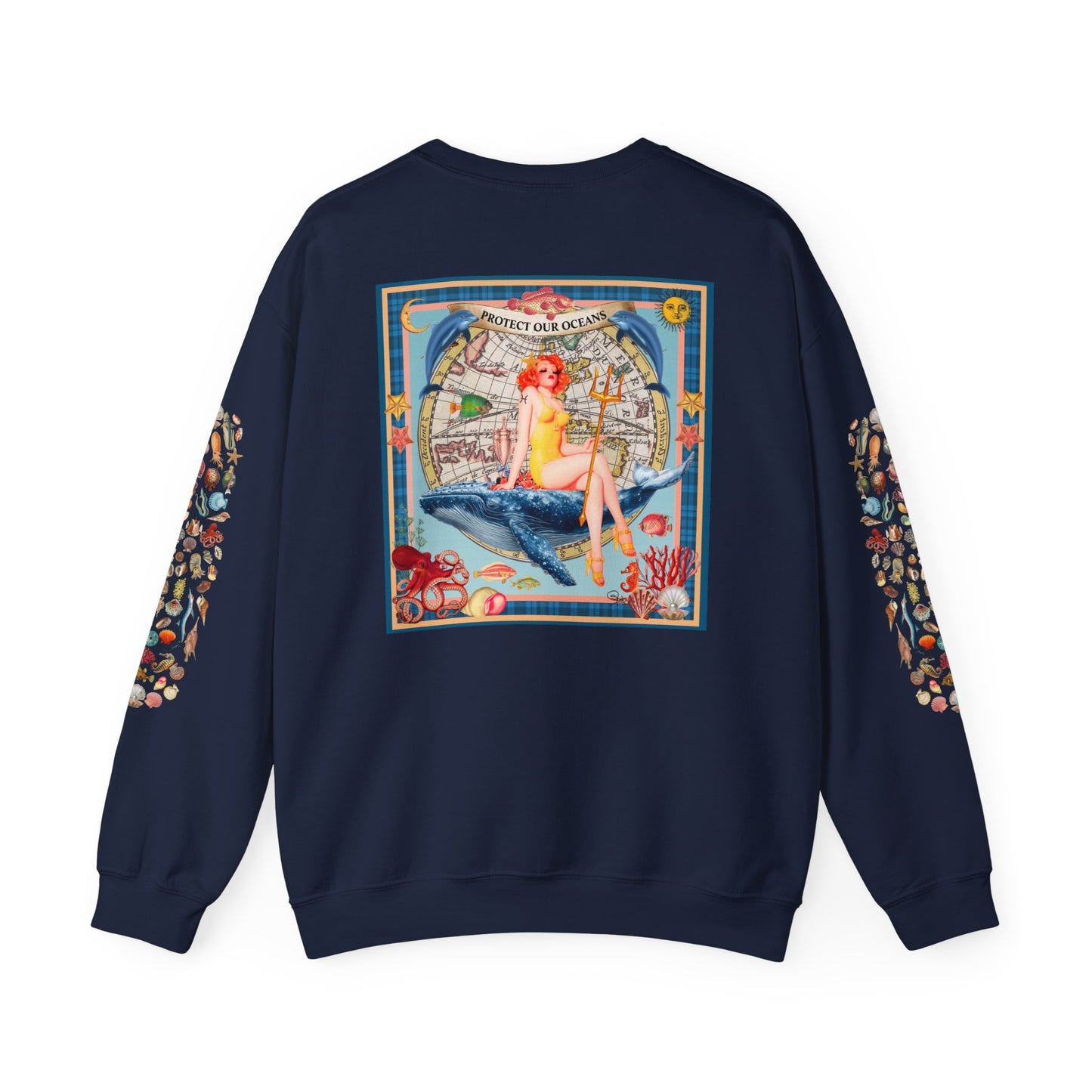 Protect Our Oceans - Unisex Crewneck Sweatshirt