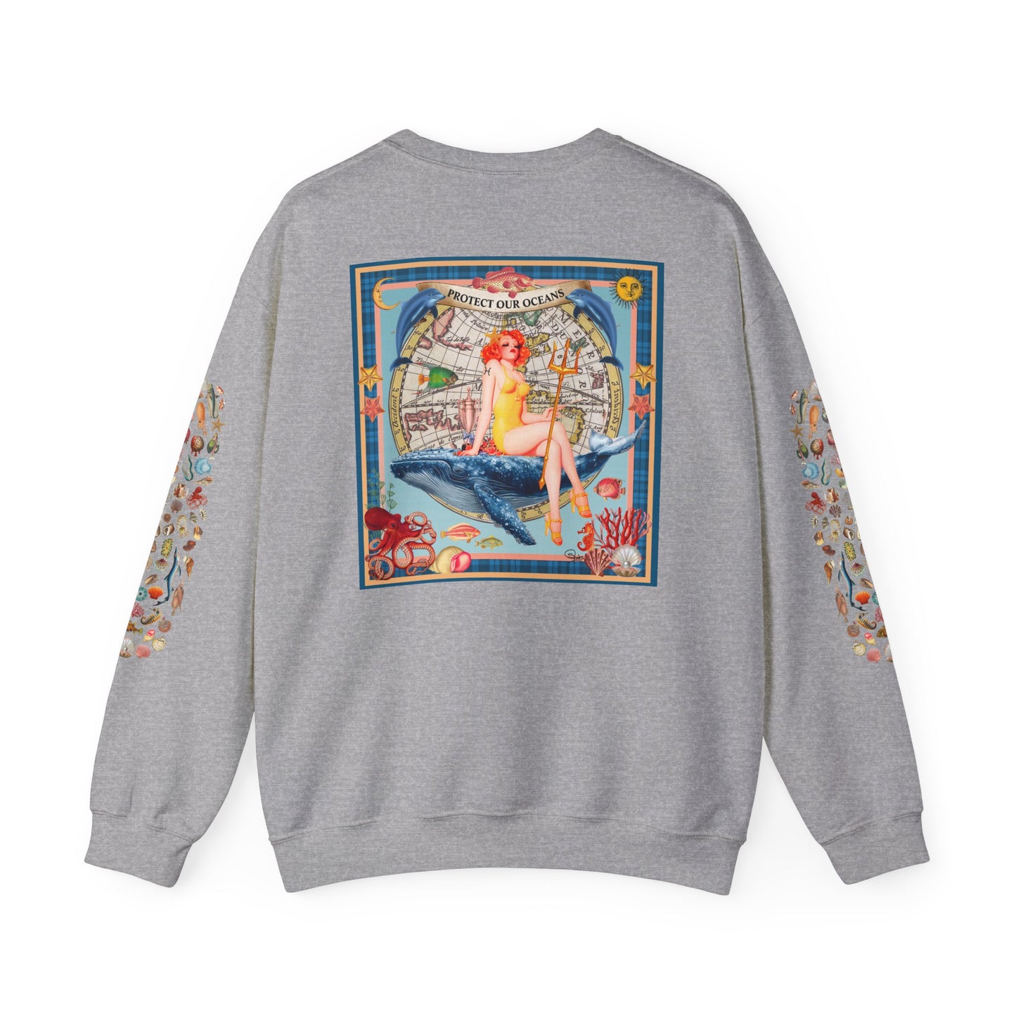 Protect Our Oceans - Unisex Crewneck Sweatshirt
