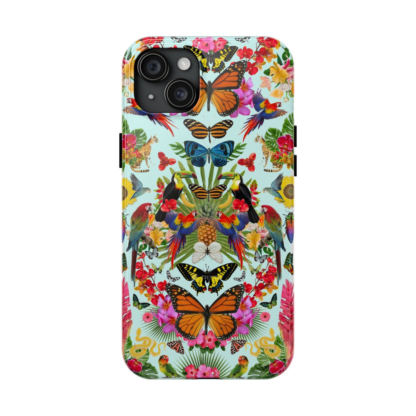 Fluttering Thoughts -Phone Cases - Butterfly Collage with Insects and Flowers