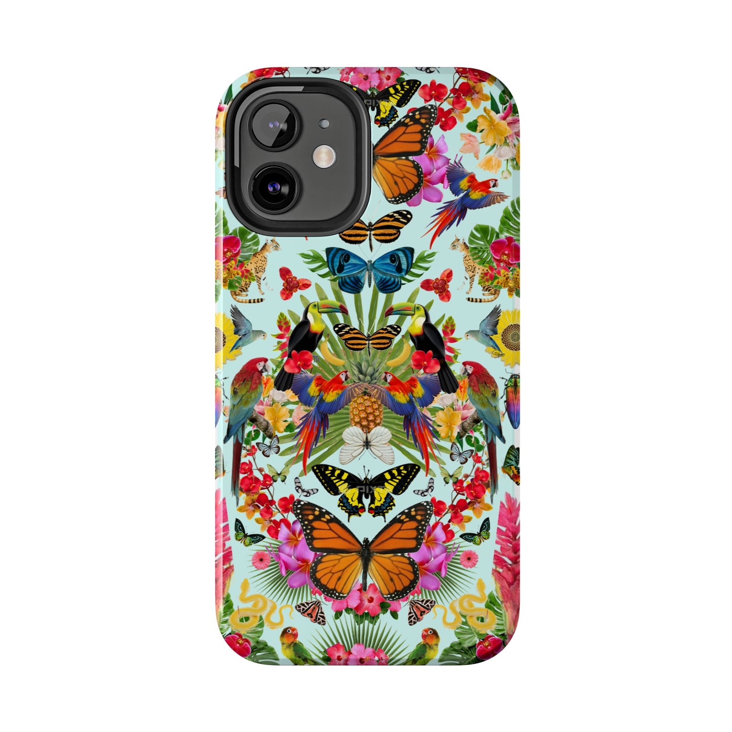 Fluttering Thoughts -Phone Cases - Butterfly Collage with Insects and Flowers