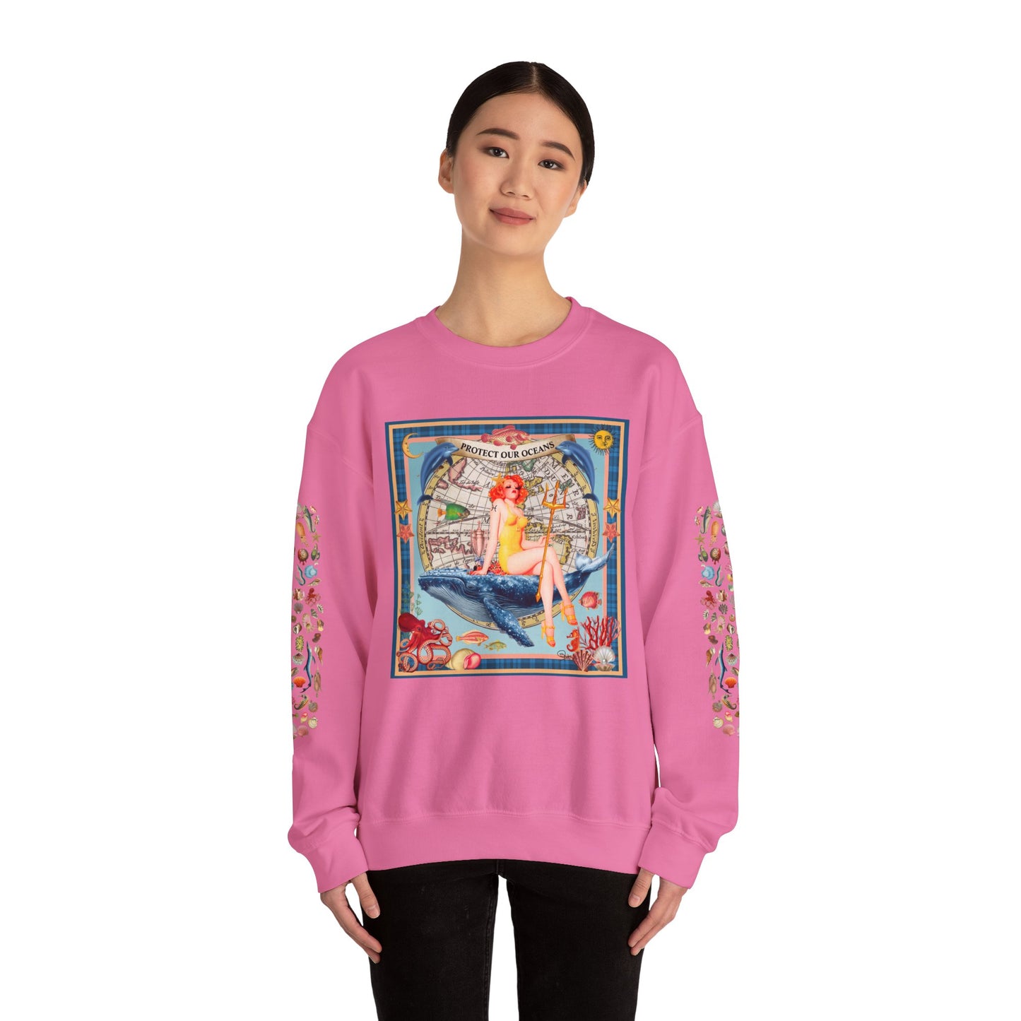 Protect Our Oceans - Unisex Crewneck Sweatshirt