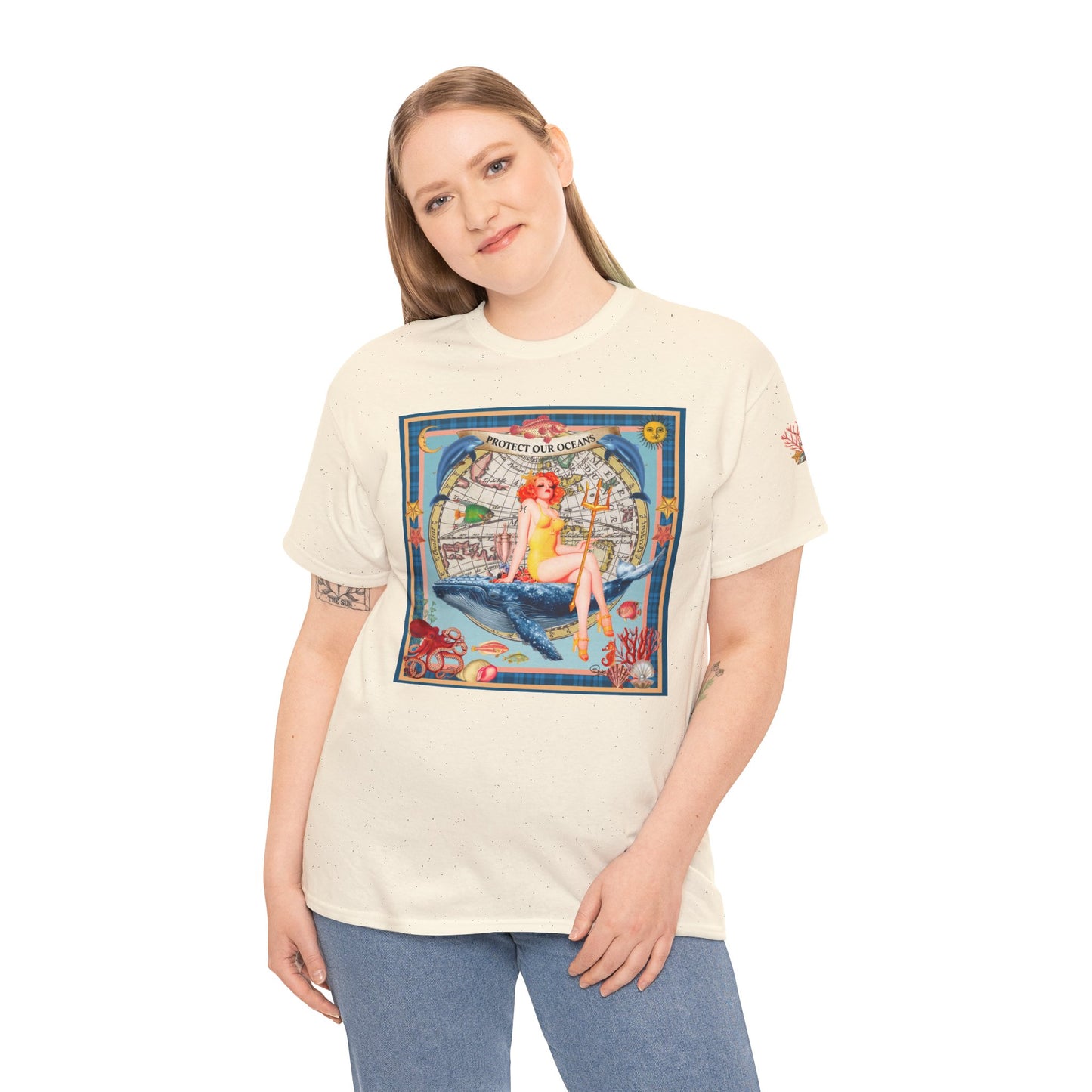 Protect Our Oceans - Unisex Cotton T-Shirt