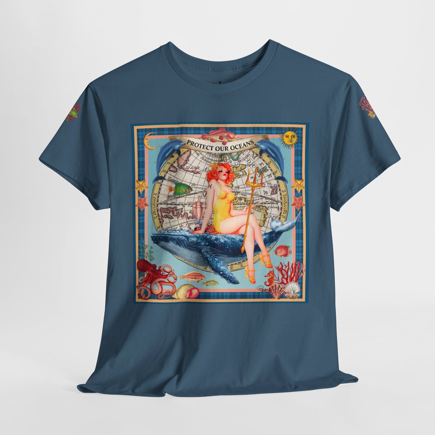Protect Our Oceans - Unisex Cotton T-Shirt