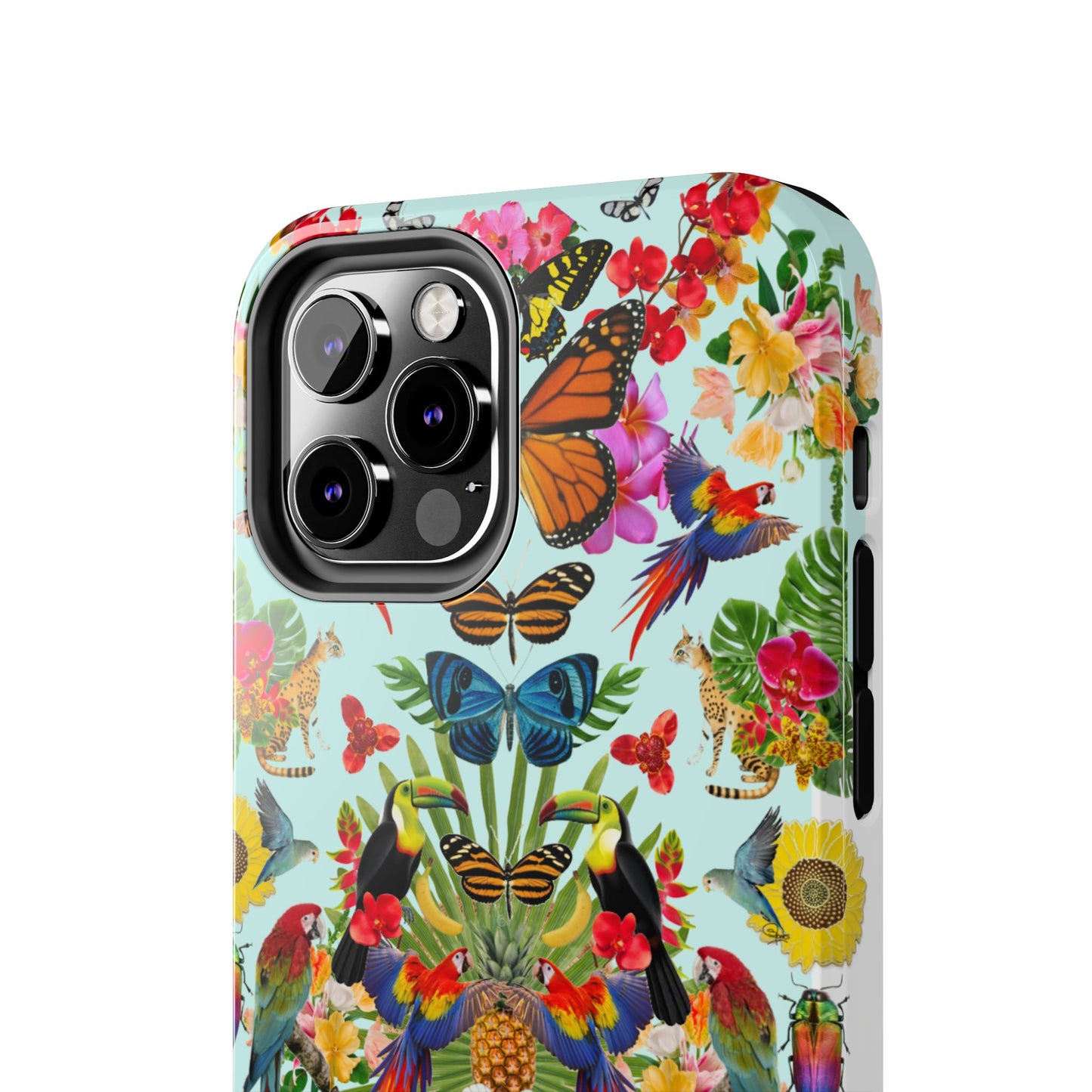 Fluttering Thoughts -Phone Cases - Butterfly Collage with Insects and Flowers