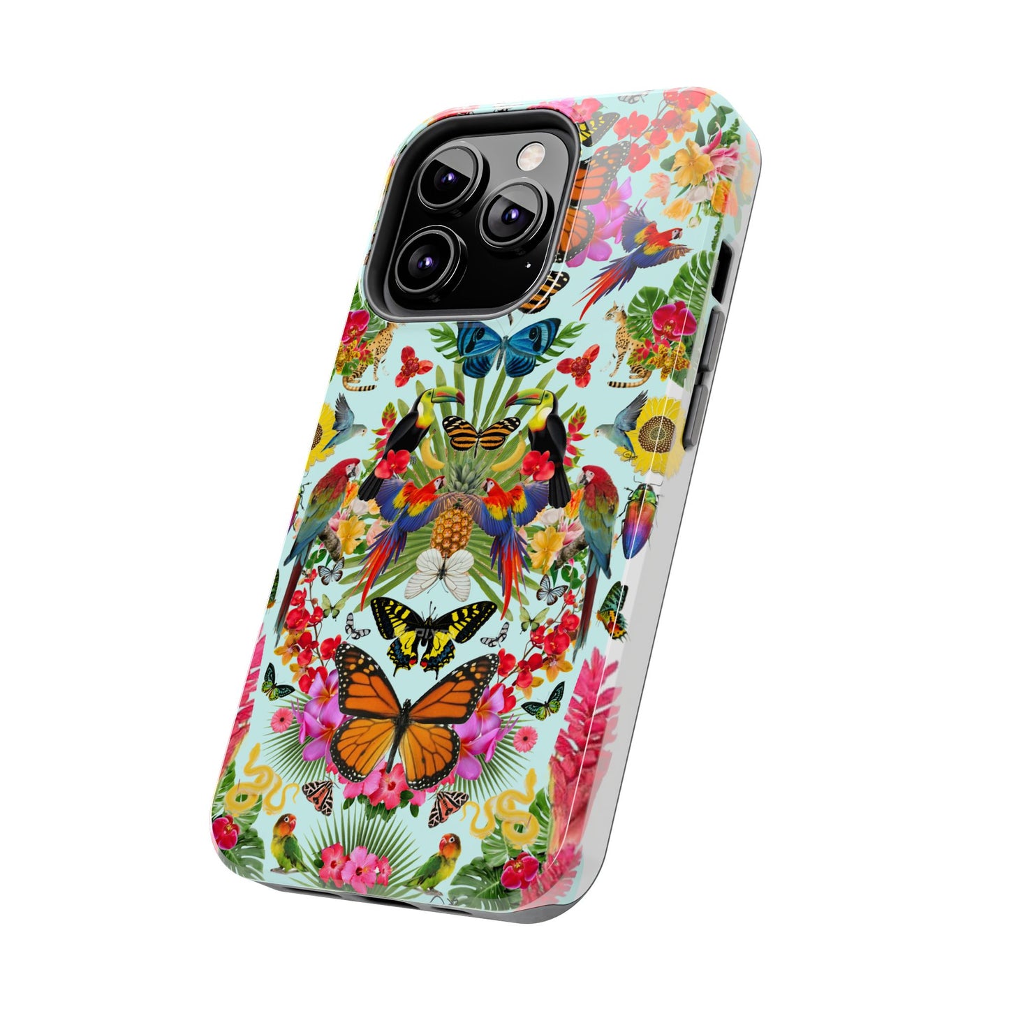 Fluttering Thoughts -Phone Cases - Butterfly Collage with Insects and Flowers