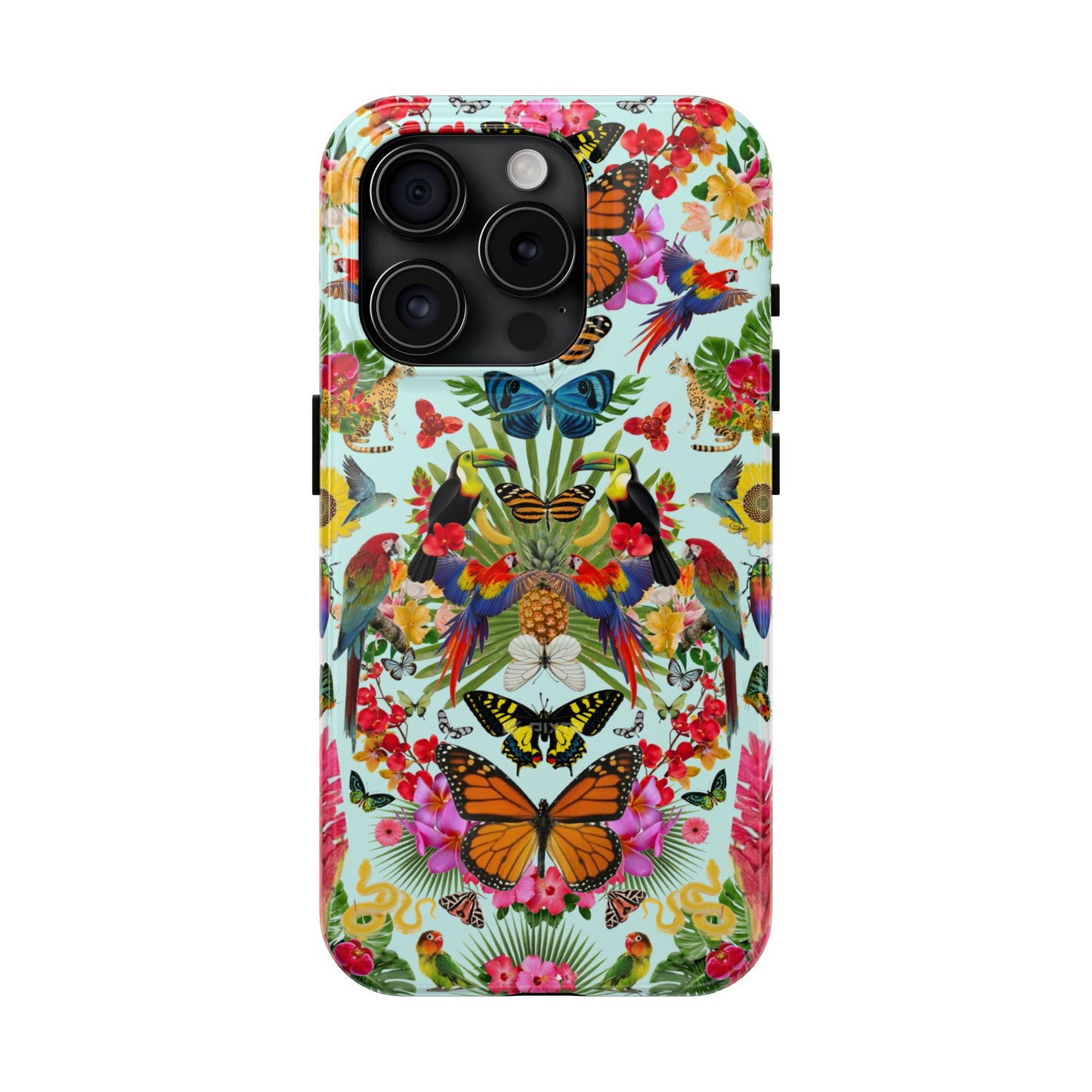 Fluttering Thoughts -Phone Cases - Butterfly Collage with Insects and Flowers