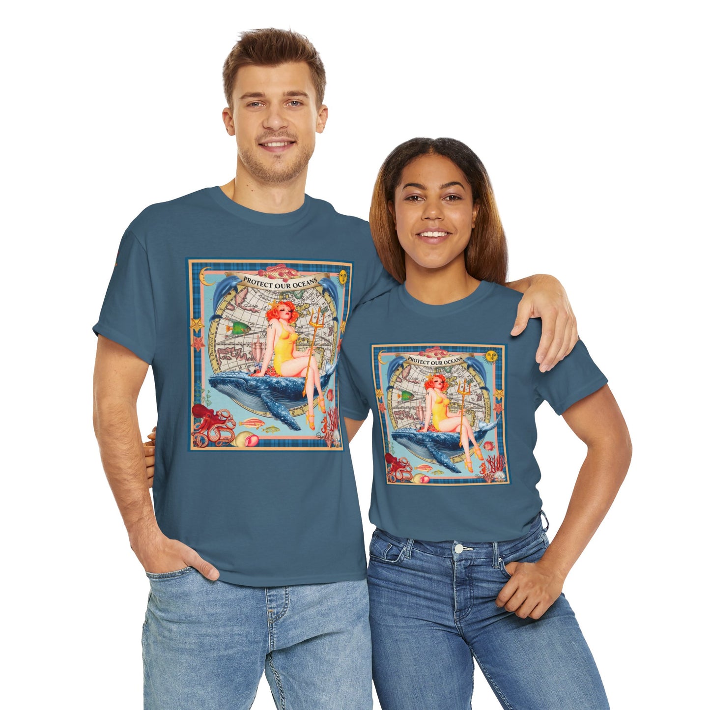 Protect Our Oceans - Unisex Cotton T-Shirt