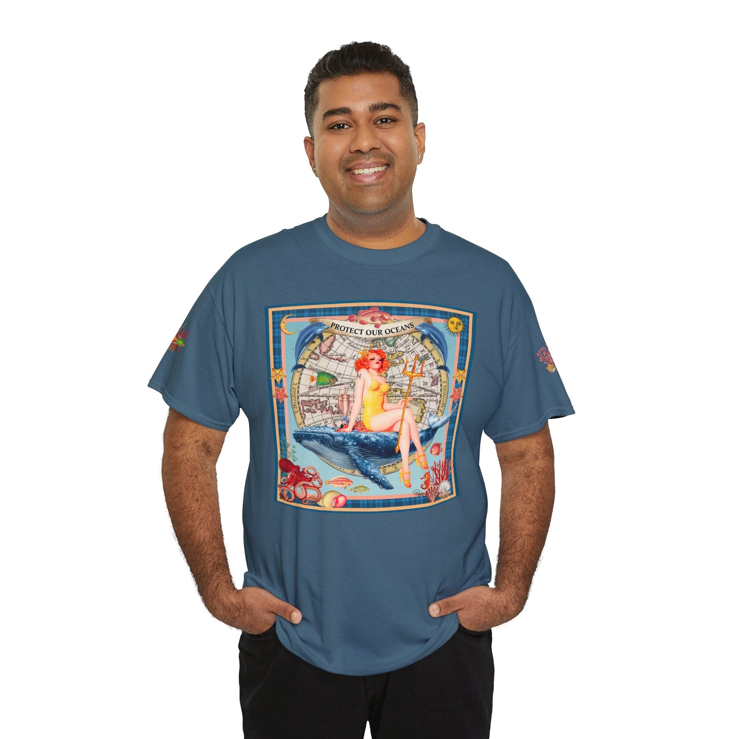 Protect Our Oceans - Unisex Cotton T-Shirt