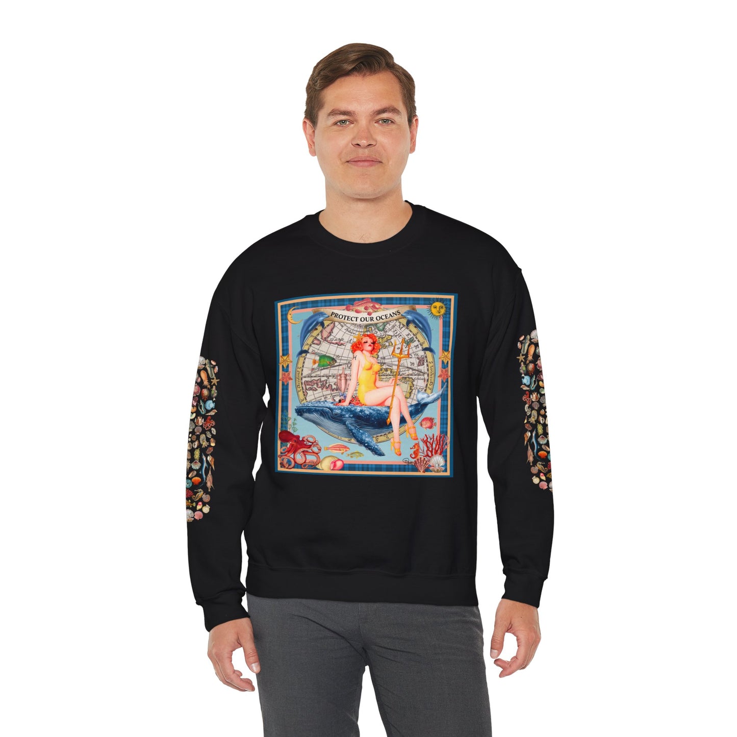Protect Our Oceans - Unisex Crewneck Sweatshirt