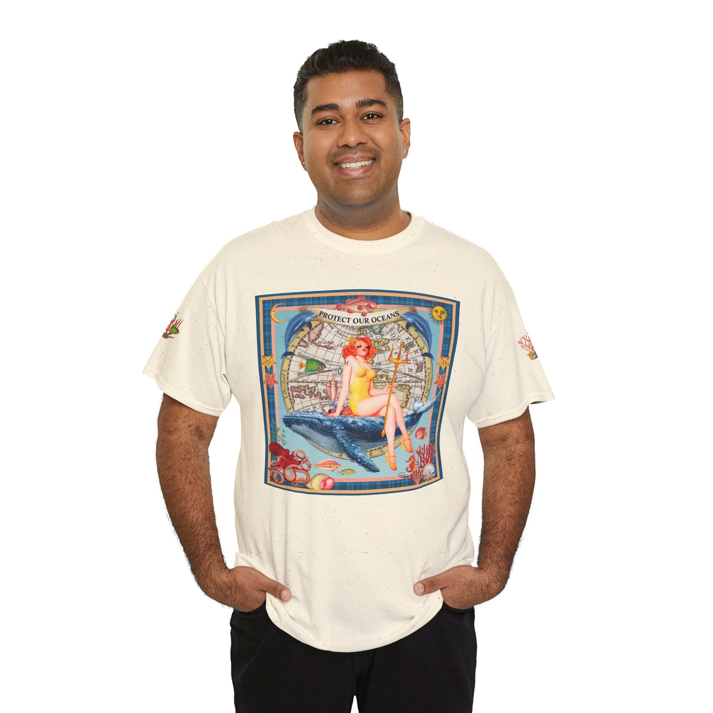 Protect Our Oceans - Unisex Cotton T-Shirt