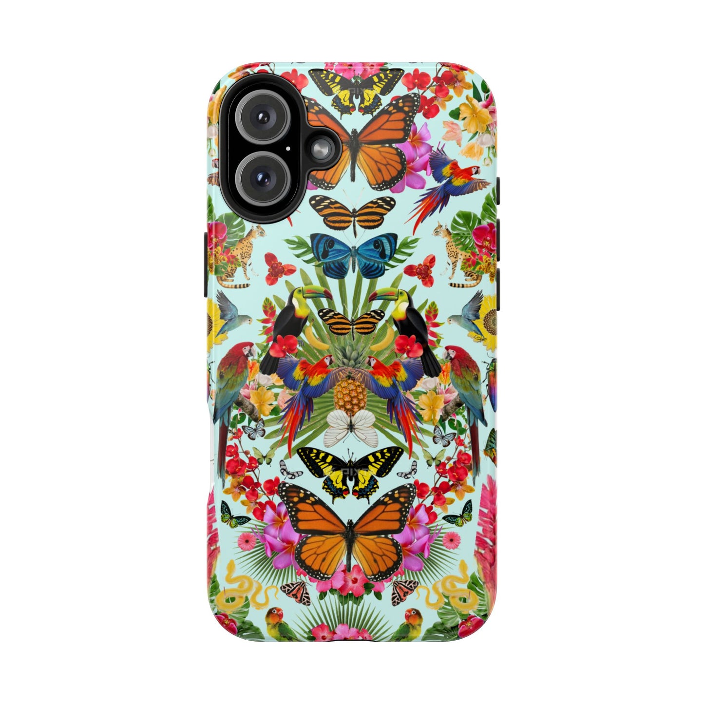 Fluttering Thoughts -Phone Cases - Butterfly Collage with Insects and Flowers