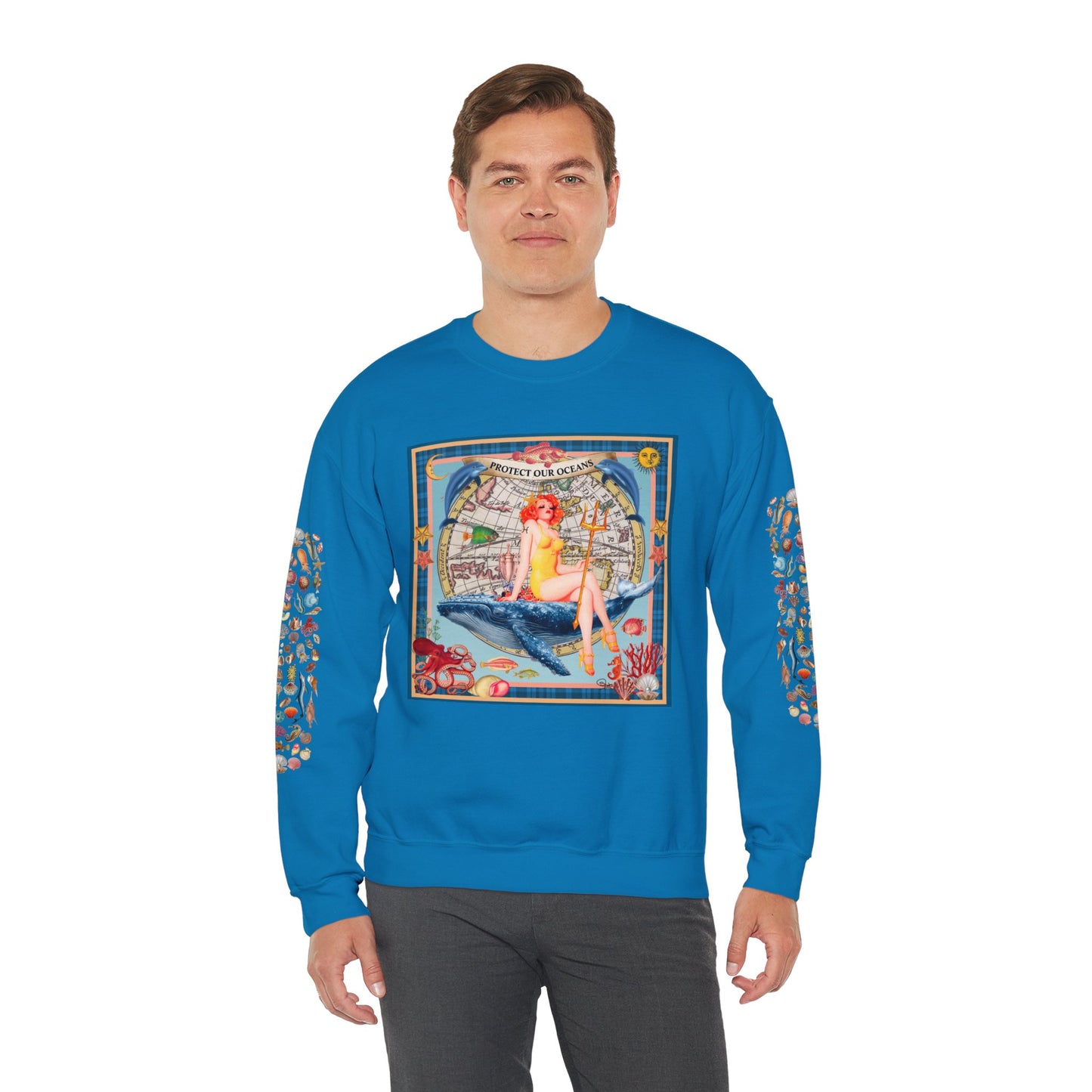 Protect Our Oceans - Unisex Crewneck Sweatshirt