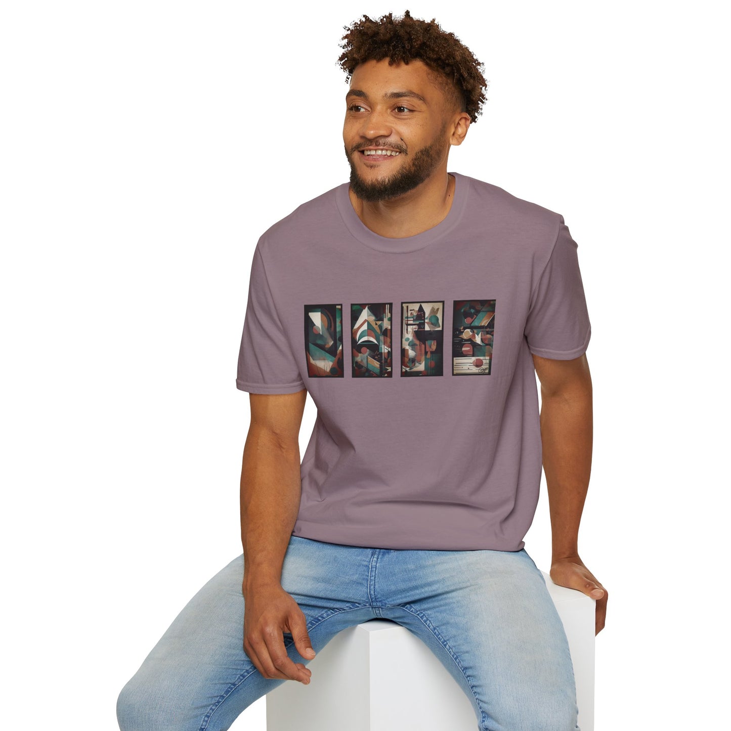 “Cityscape” Abstract Art - Unisex T-Shirt