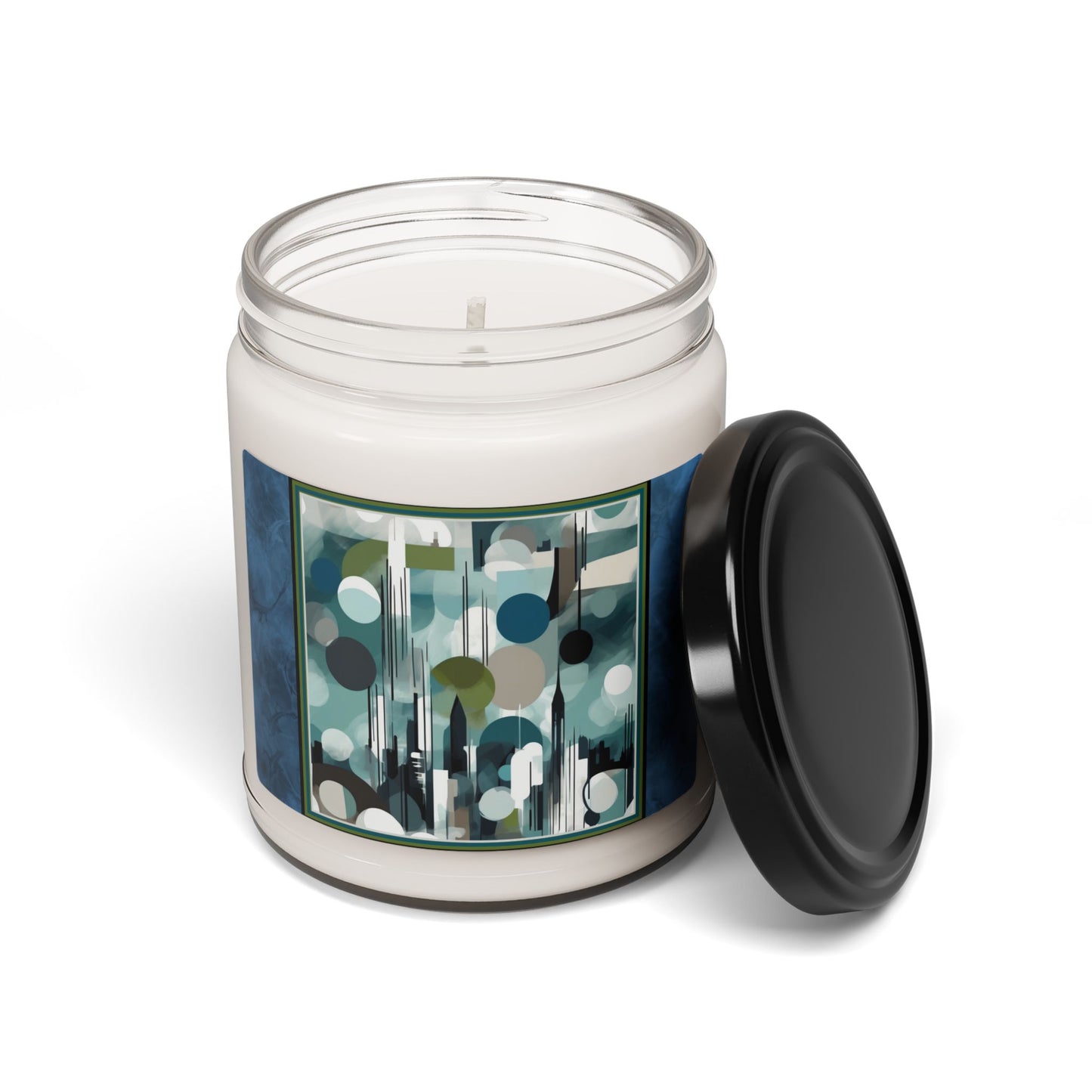 “Skyline” Abstract Art - Scented Soy Candle, 9oz