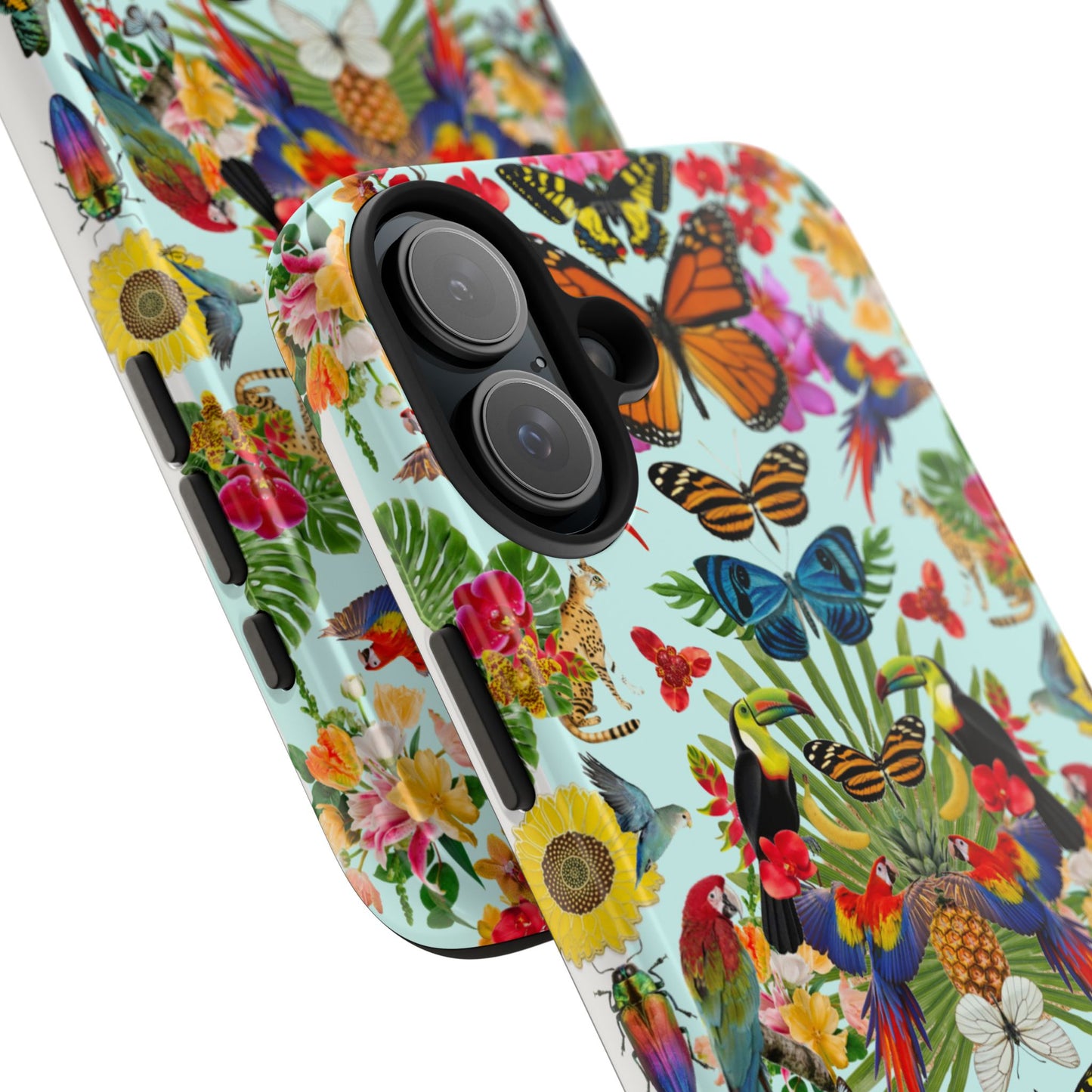 Fluttering Thoughts -Phone Cases - Butterfly Collage with Insects and Flowers