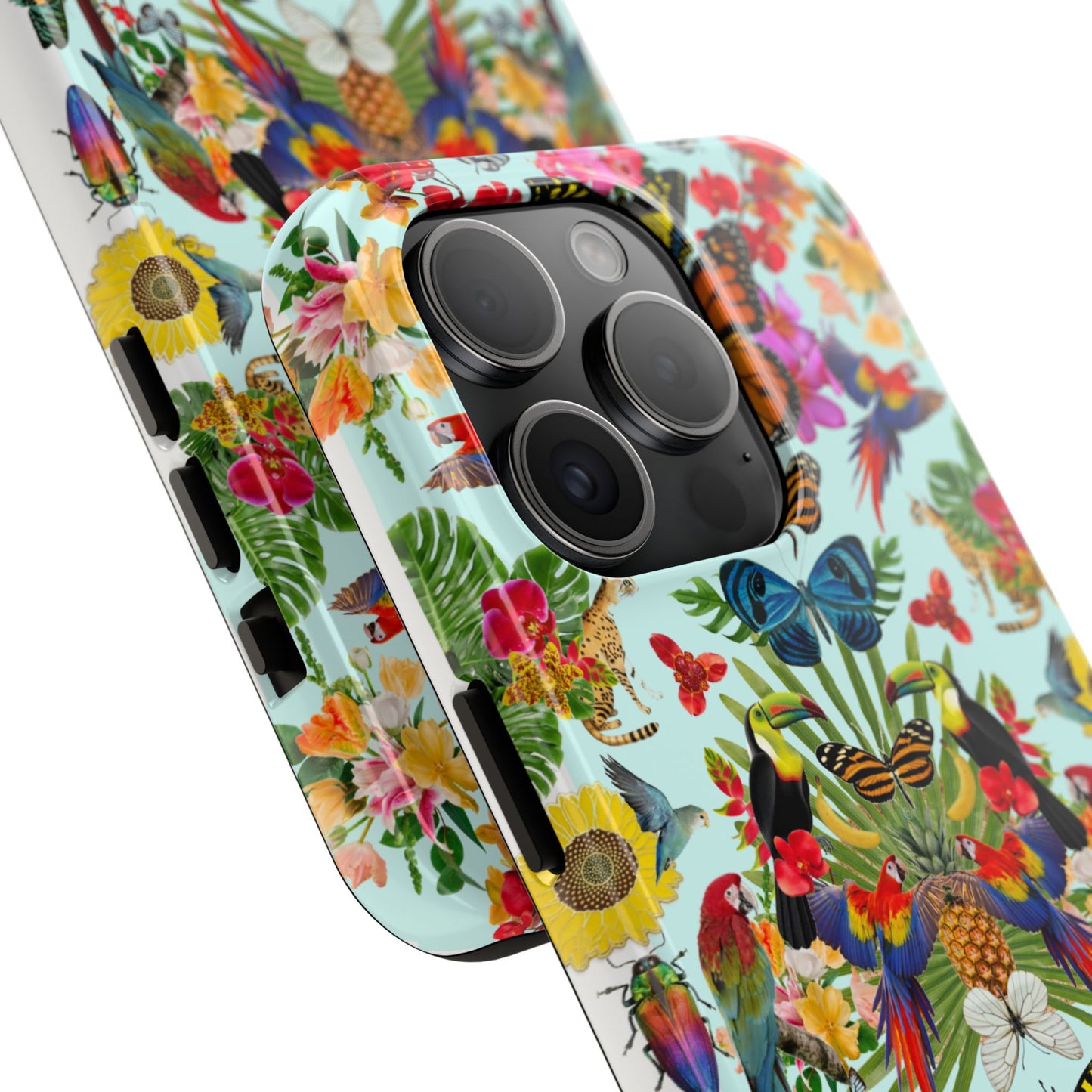 Fluttering Thoughts -Phone Cases - Butterfly Collage with Insects and Flowers