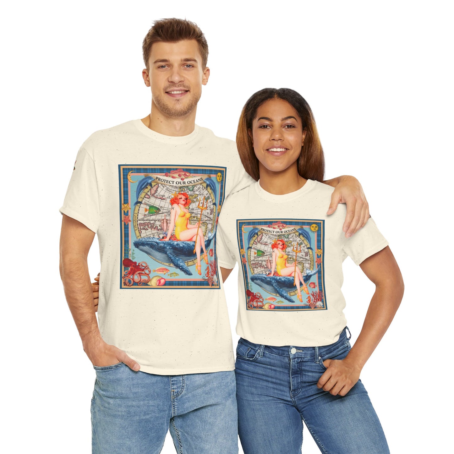 Protect Our Oceans - Unisex Cotton T-Shirt