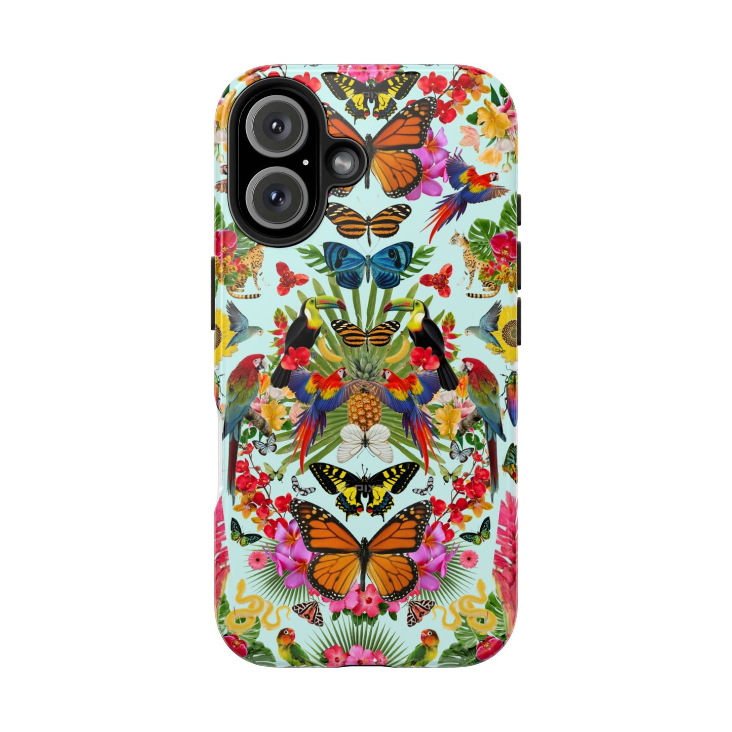 Fluttering Thoughts -Phone Cases - Butterfly Collage with Insects and Flowers