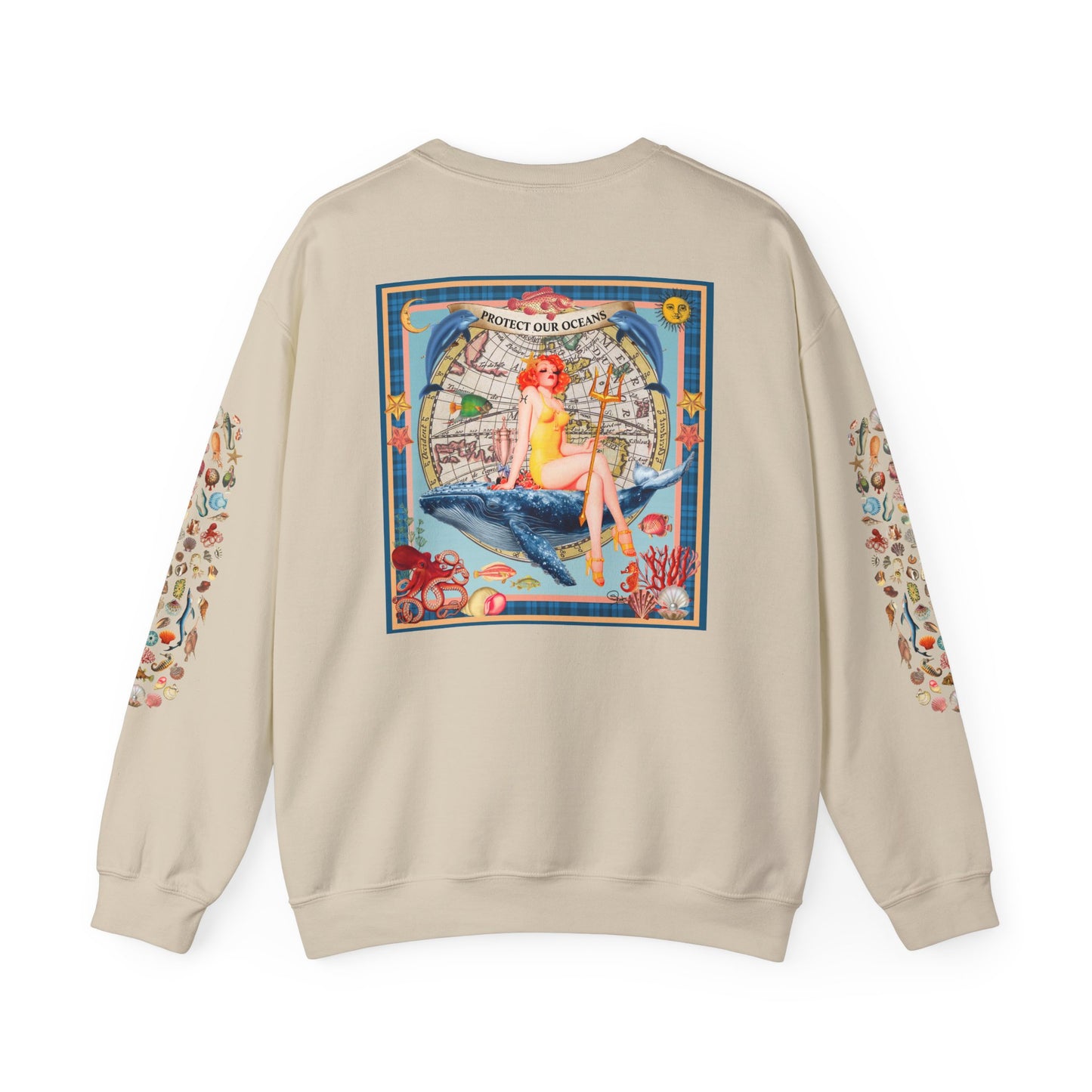 Protect Our Oceans - Unisex Crewneck Sweatshirt